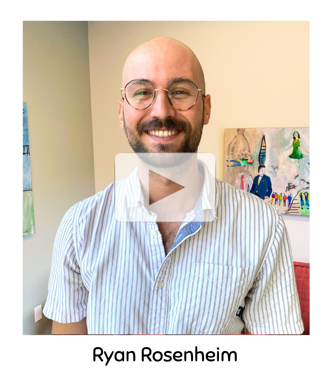 Ryan Rosenheim smiles warmly