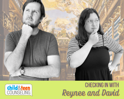 reynee and david are looking thoughtful