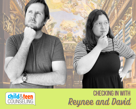 reynee and david are looking thoughtful